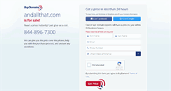 Desktop Screenshot of andallthat.com